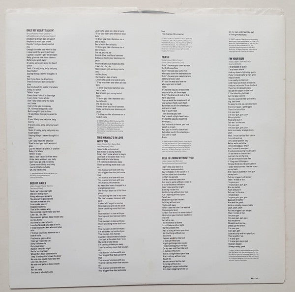 Alice Cooper (2) : Trash (LP, Album)
