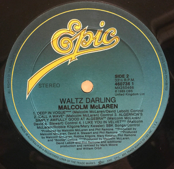 Malcolm McLaren And The Bootzilla Orchestra : Waltz Darling (LP, Album)