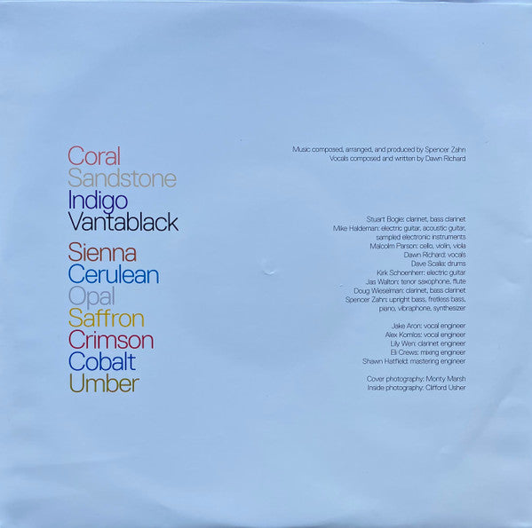 Dawn Richard (2) And Spencer Zahn (2) : Pigments (LP, Album, Ltd, San)