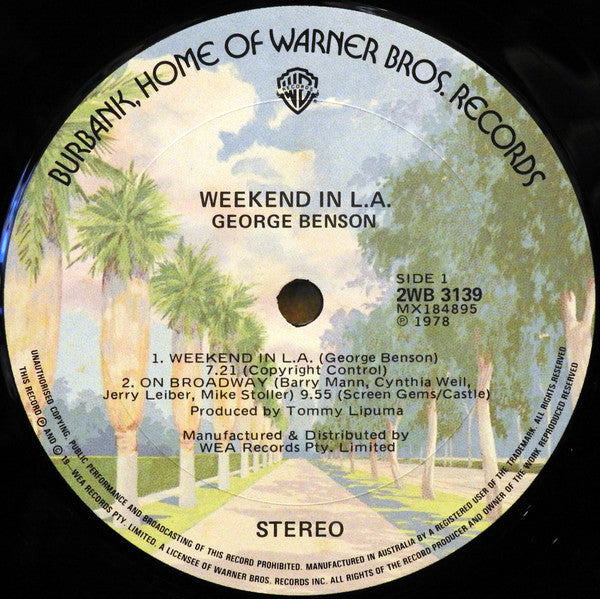 George Benson : Weekend In L.A. (2xLP, Album, Gat)