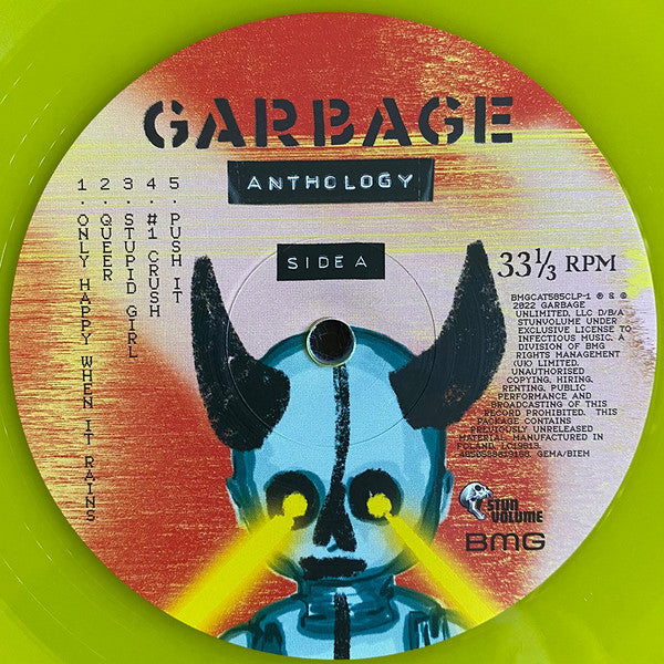 Garbage : Anthology (2xLP, Comp, Ltd, Yel)