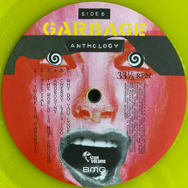 Garbage : Anthology (2xLP, Comp, Ltd, Yel)