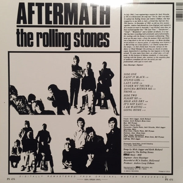The Rolling Stones : Aftermath (LP, Album, RE, RM)