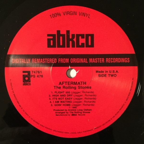 The Rolling Stones : Aftermath (LP, Album, RE, RM)