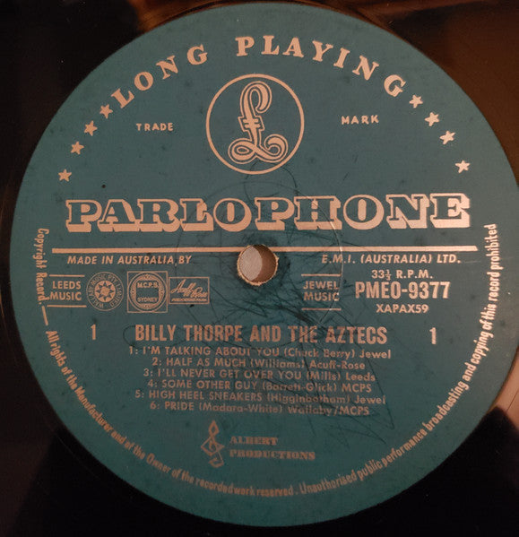 Billy Thorpe And The Aztecs : Billy Thorpe And The Aztecs (LP, Album, Mono)