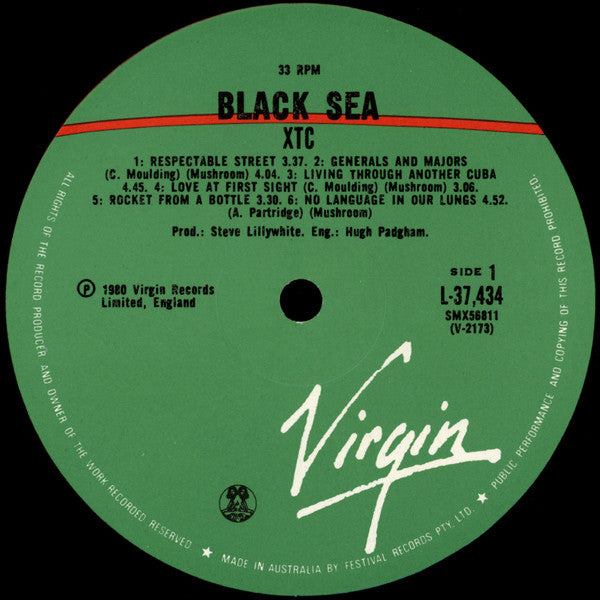 XTC : Black Sea (LP, Album)