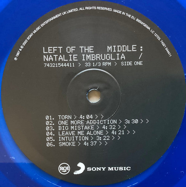 Natalie Imbruglia : Left Of The Middle (LP, Album, Ltd, Num, RE, Blu)