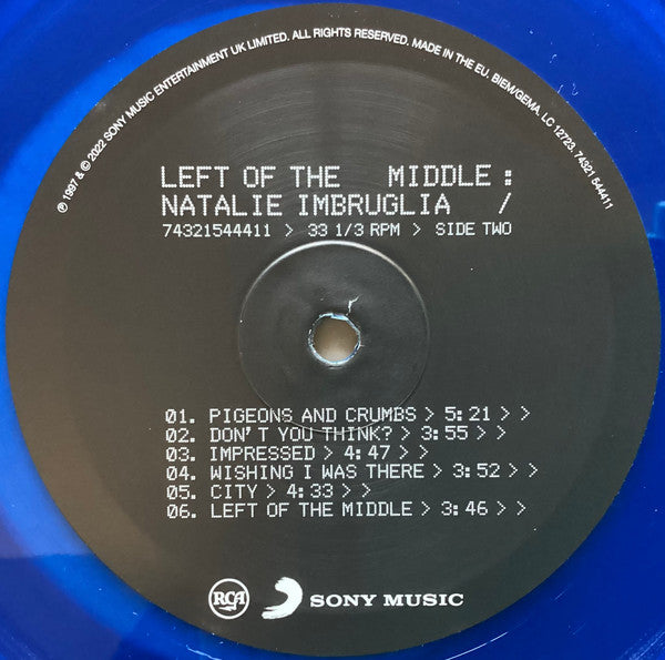 Natalie Imbruglia : Left Of The Middle (LP, Album, Ltd, Num, RE, Blu)