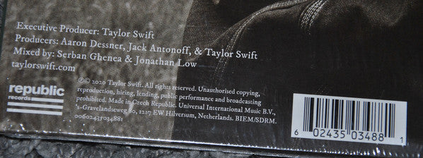 Taylor Swift : Folklore (2xLP, Album, Dlx, Bei)