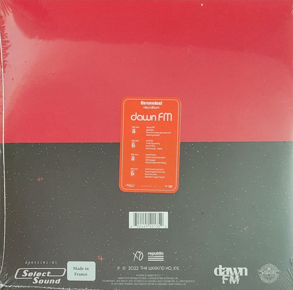 The Weeknd : Dawn FM (2xLP, Album, RSD, Ltd, Alt)