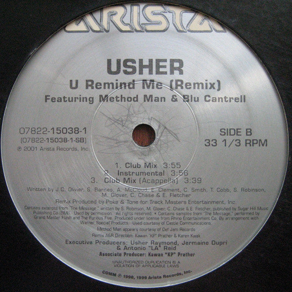 Usher : U Remind Me (12")