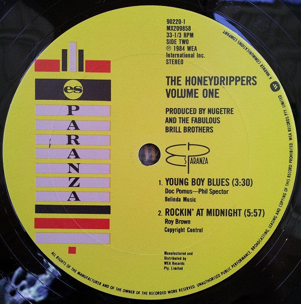 The Honeydrippers : Volume One (12", EP)