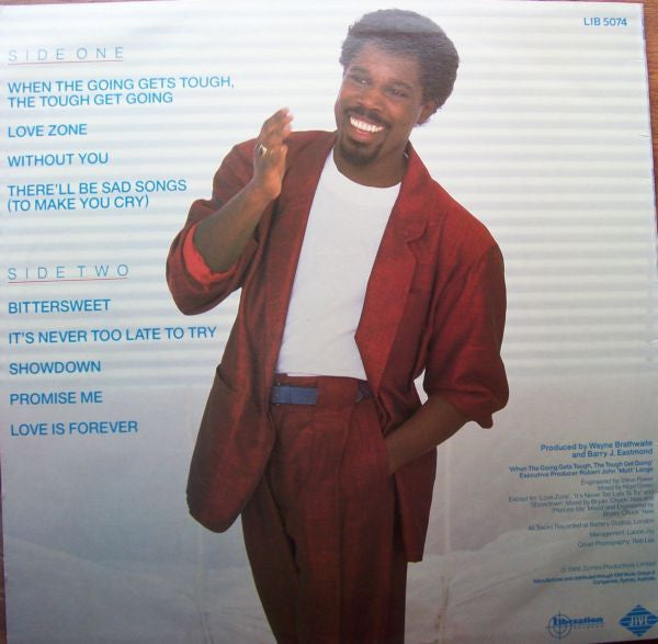 Billy Ocean : Love Zone (LP, Album)