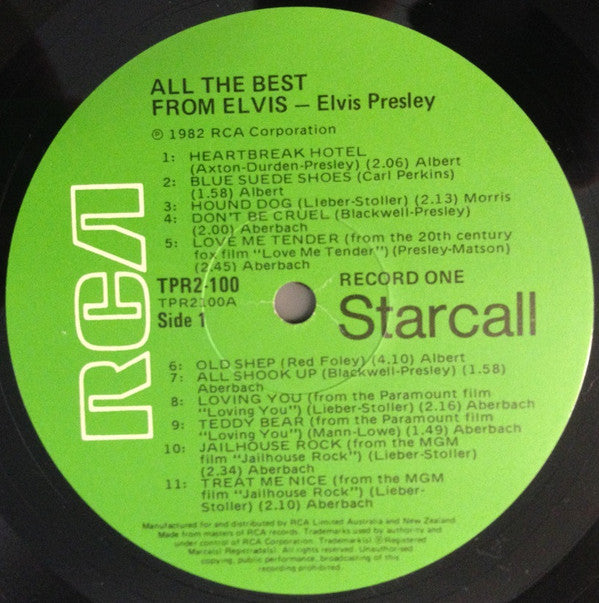Elvis Presley : All The Best (2xLP, Comp, Gat)