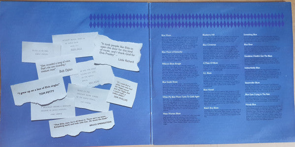 Elvis Presley : Elvis Blue (LP, Comp, Blu)