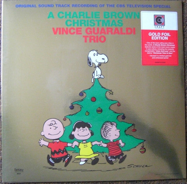 Vince Guaraldi Trio : A Charlie Brown Christmas  (LP, Album, Ltd, RE, Gol)