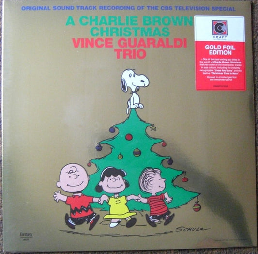 Vince Guaraldi Trio : A Charlie Brown Christmas  (LP, Album, Ltd, RE, Gol)