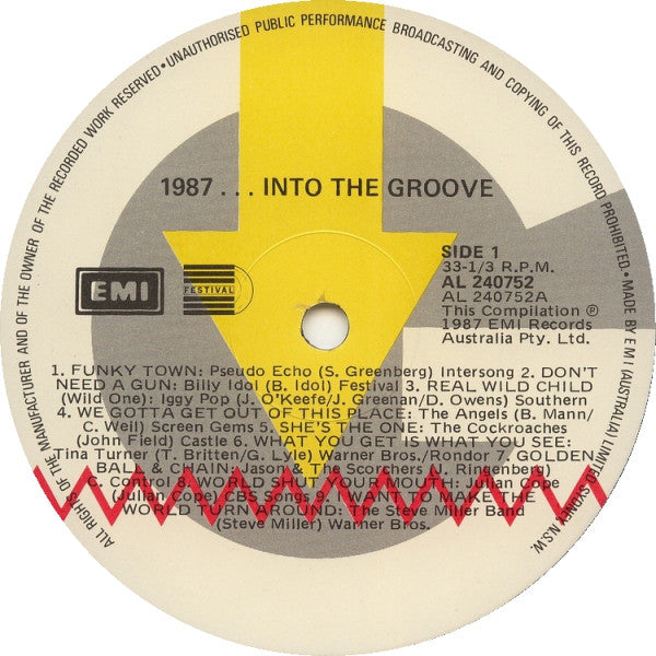 Various : 1987 Into The Groove (LP, Comp)