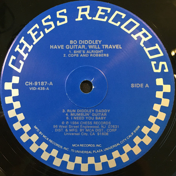 Bo Diddley : Have Guitar, Will Travel (LP, Album, RE)