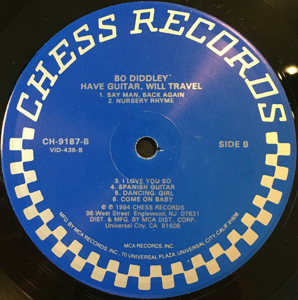 Bo Diddley : Have Guitar, Will Travel (LP, Album, RE)