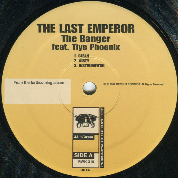 The Last Emperor : The Banger / The Umph (12")