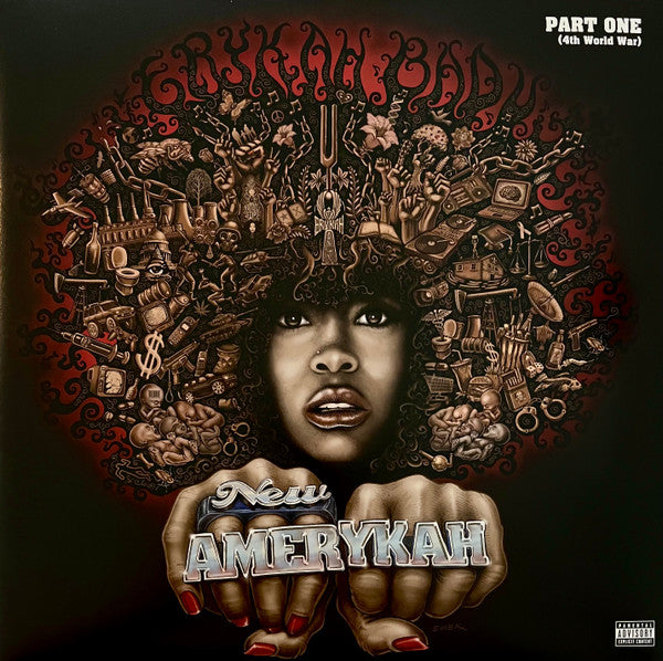 Erykah Badu : New Amerykah: Part One (4th World War) (2xLP, Album, RE, Pur)
