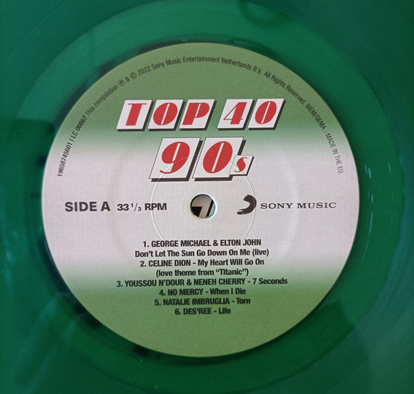 Various : Top 40 90s  (LP, Comp, Ltd, Gre)
