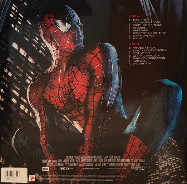 Danny Elfman : Spider-Man (Original Motion Picture Score) (LP, Ltd, RE, Gol)