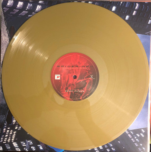 Danny Elfman : Spider-Man (Original Motion Picture Score) (LP, Ltd, RE, Gol)