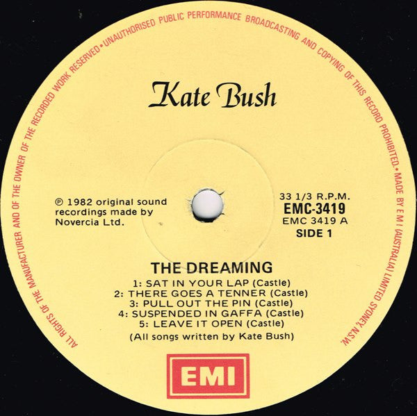 Kate Bush : The Dreaming (LP, Album)