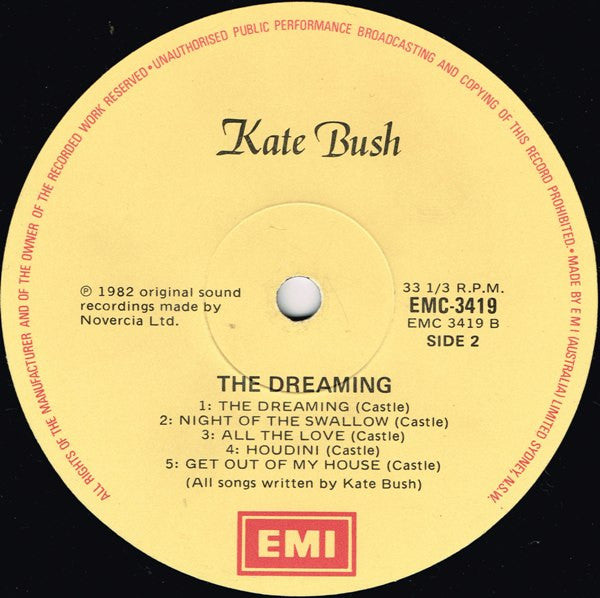 Kate Bush : The Dreaming (LP, Album)