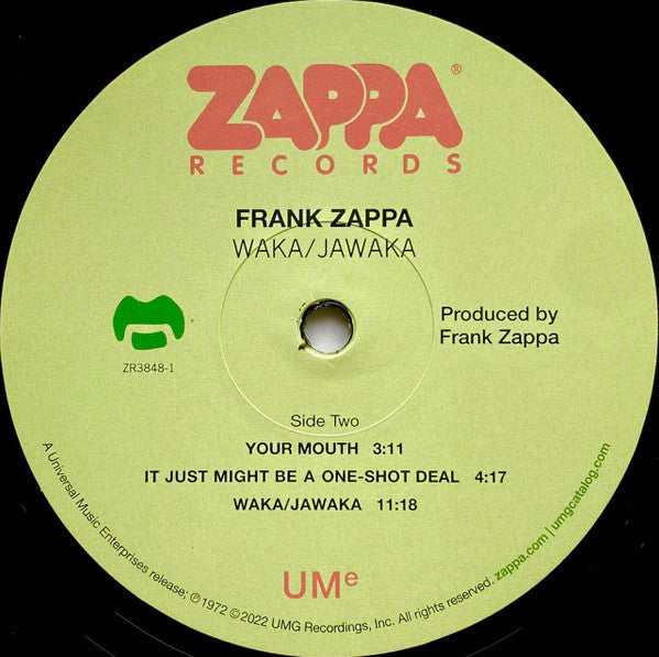 Frank Zappa : Waka/Jawaka (LP, Album, RE, 180)