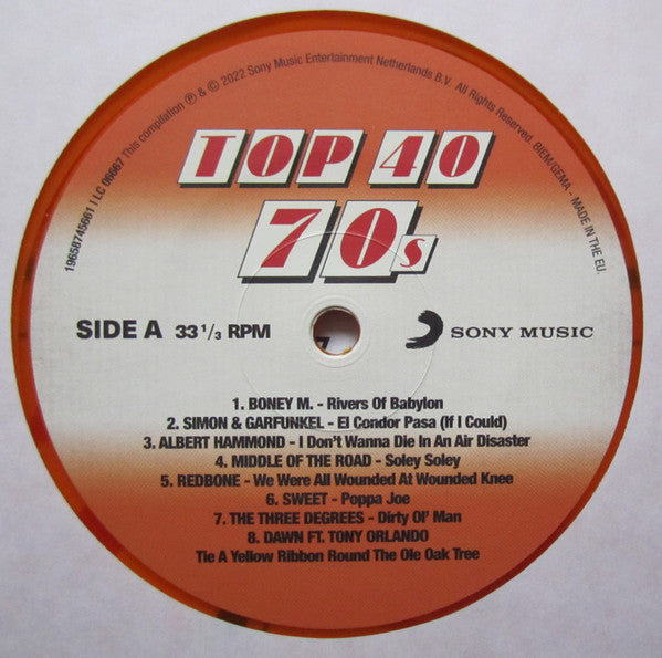 Various : Top 40 70s (LP, Comp, Ltd, ora)