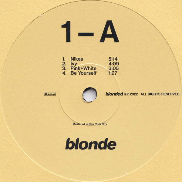 Frank Ocean : Blonde (2xLP, Album, RE)