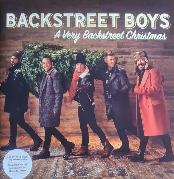 Backstreet Boys : A Very Backstreet Christmas (LP, Album, Whi)