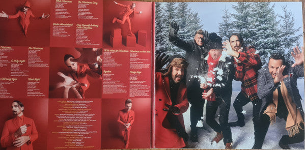 Backstreet Boys : A Very Backstreet Christmas (LP, Album, Whi)