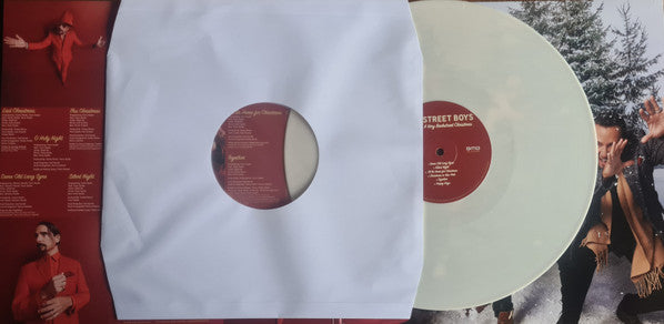 Backstreet Boys : A Very Backstreet Christmas (LP, Album, Whi)