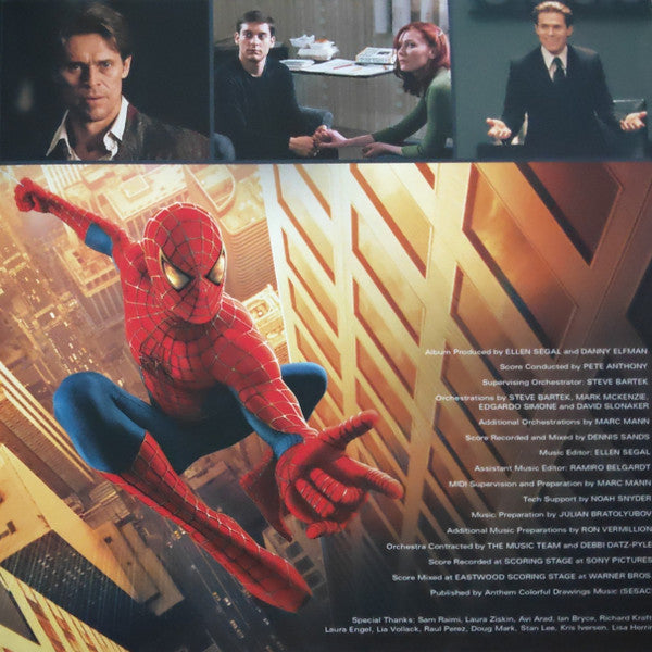 Danny Elfman : Spider-Man (Original Motion Picture Score) (LP, Album, RE, 180)