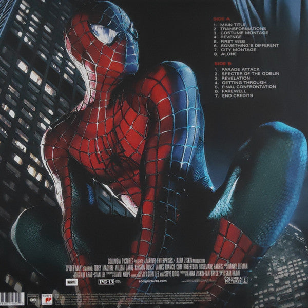 Danny Elfman : Spider-Man (Original Motion Picture Score) (LP, Album, RE, 180)