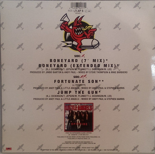Little Angels : We're All Going Down To The Boneyard (12", Single, Ltd, Num, Pic)