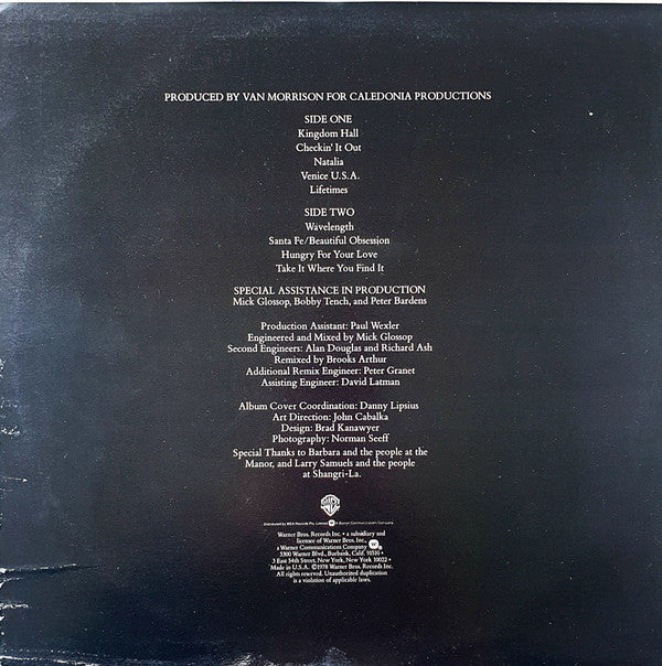 Van Morrison : Wavelength (LP, Album)