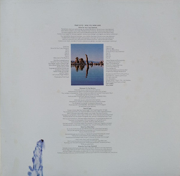 Pink Floyd : Wish You Were Here (LP, Album, Gat)