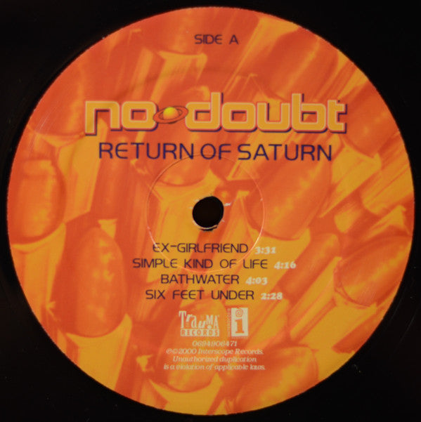 No Doubt : Return Of Saturn (2xLP, Album, RE)