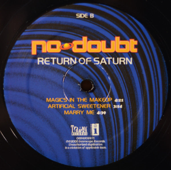 No Doubt : Return Of Saturn (2xLP, Album, RE)
