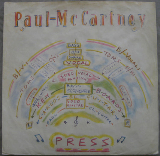 Paul McCartney : Press (12")