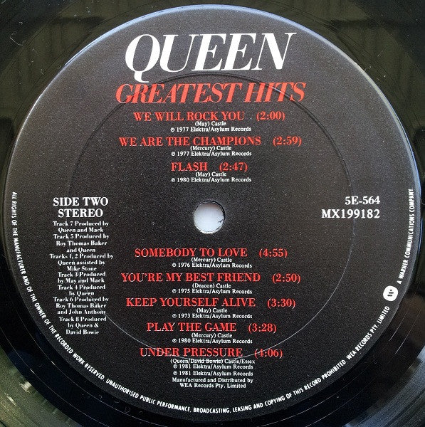 Queen : Greatest Hits (LP, Comp)