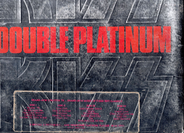 Kiss : Double Platinum (2xLP, Album, Comp, Gat)
