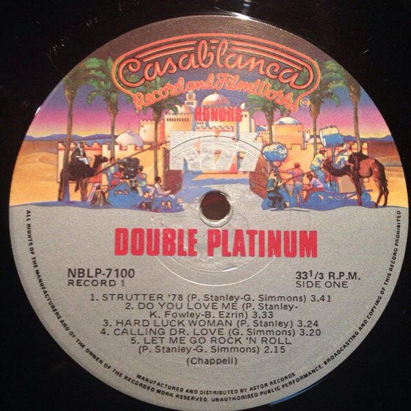 Kiss : Double Platinum (2xLP, Album, Comp, Gat)
