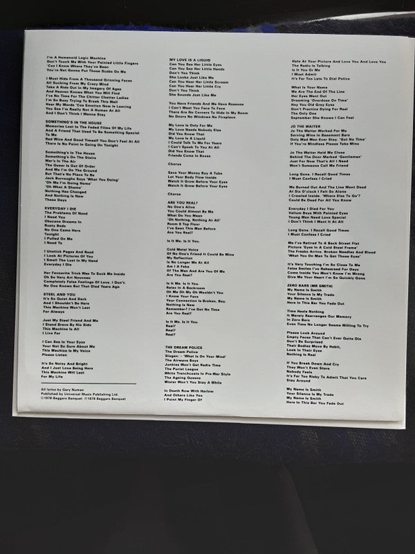 Tubeway Army : Tubeway Army (LP, Album, RE, Blu)