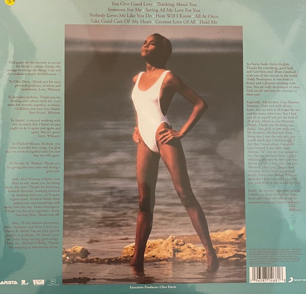 Whitney Houston : Whitney Houston (LP, Album, RE, S/Edition, Ora)